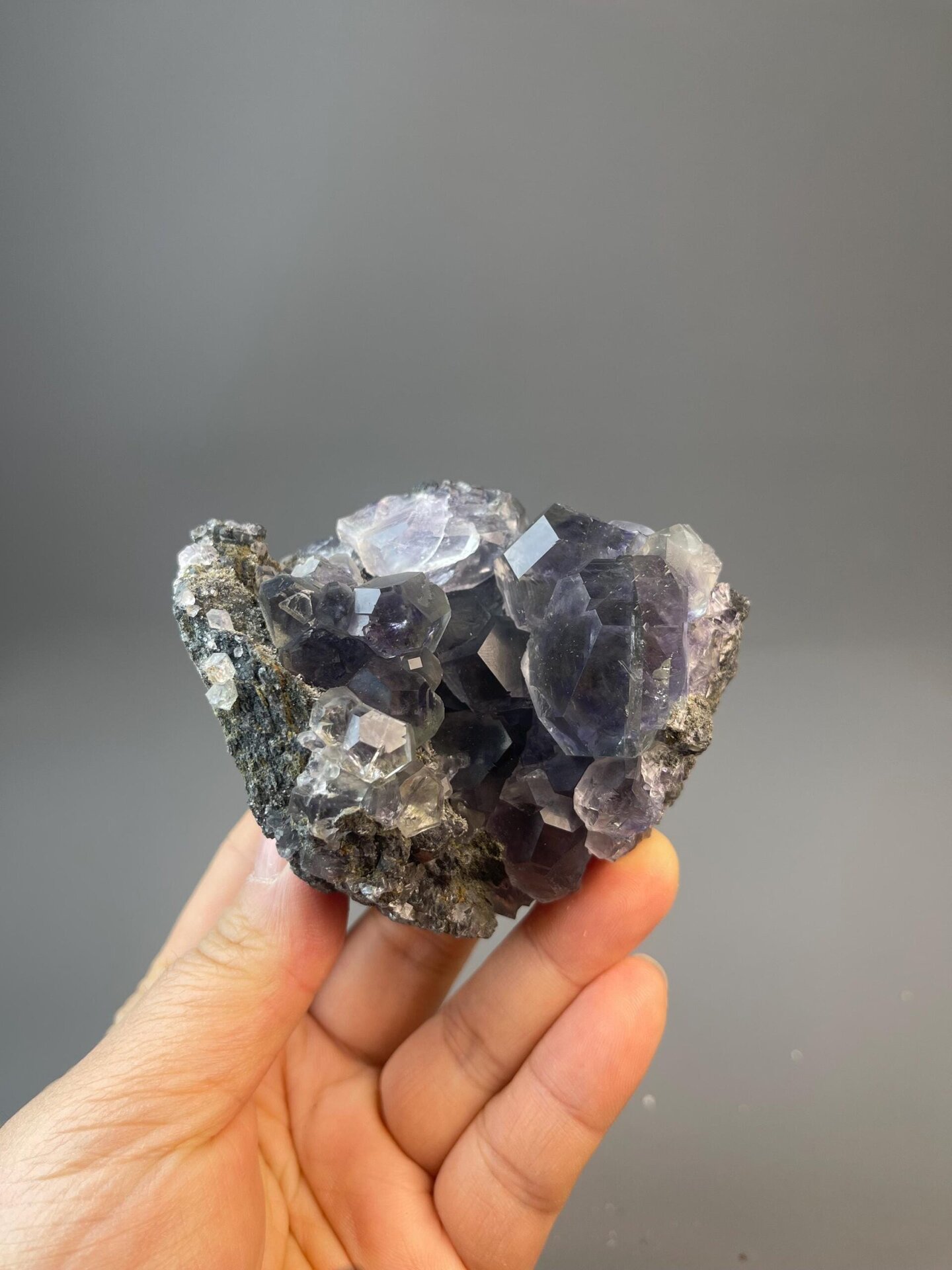 Collector tanzan fluorite crystal from Fujian Province, China