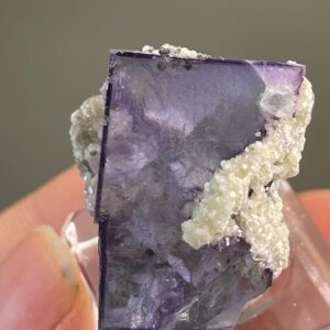 Fluorite Mineral - Large Transparent Crystal - Rare Purple Phantom - Yao Gang Xian Origin - Collector's Gem