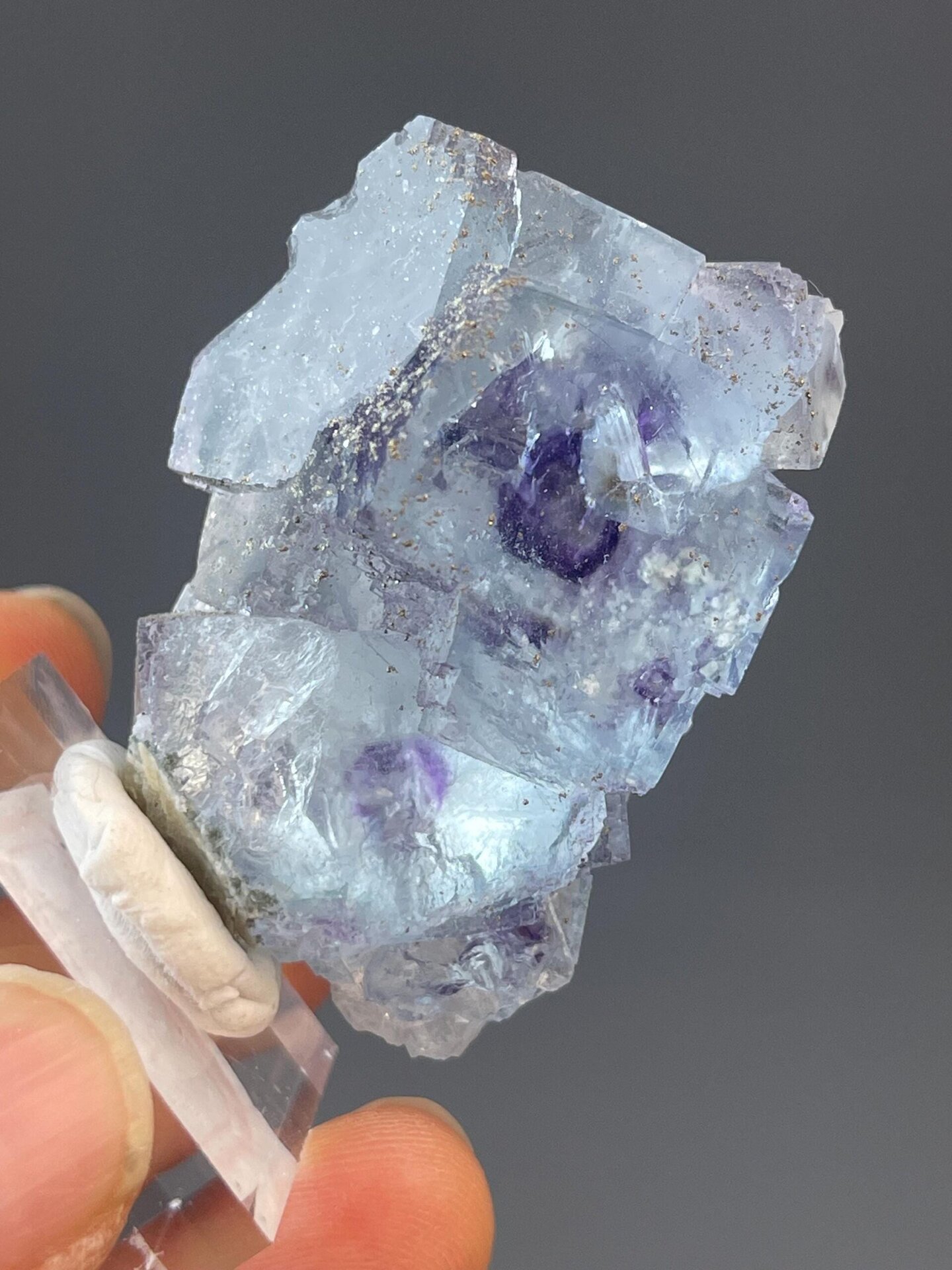 Yaogangxian phantom fluorite measuring 1.7×1.2×1.0 inches