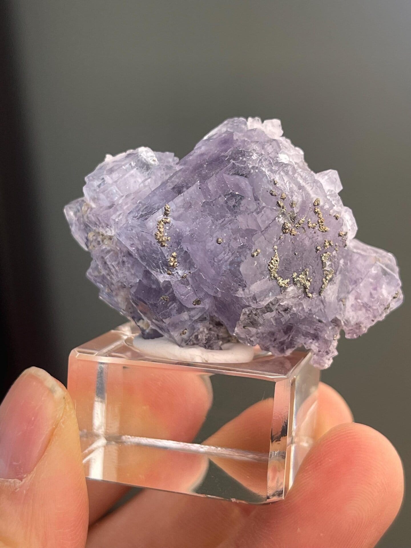 Collector flower fluorite with pyrite from Yaogangxian mine