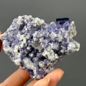 Purple Phantom Fluorite Crystal - Rare Natural Specimen - Yaogangxian Mine - Collector's Piece