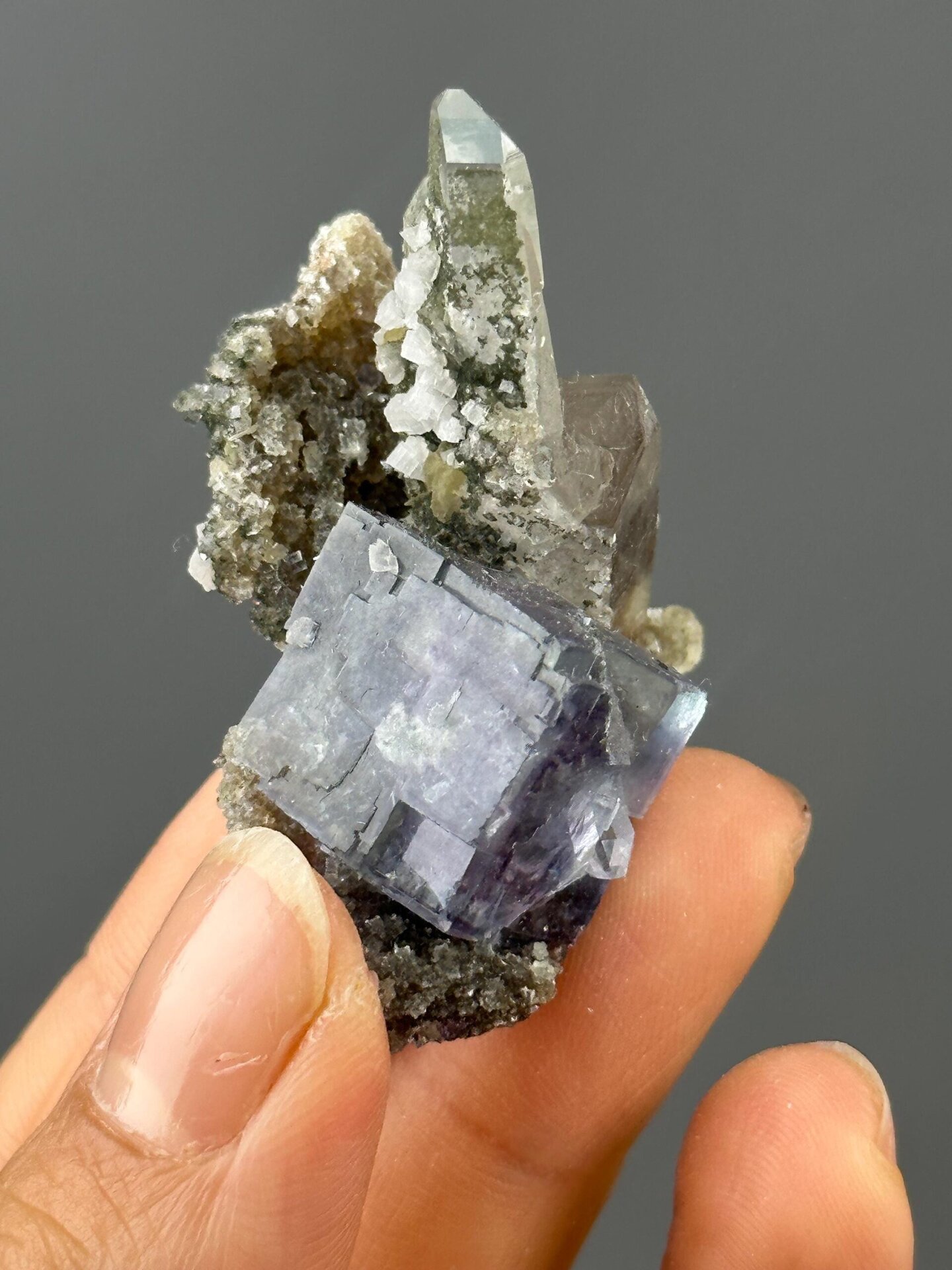 Purple Fluorite specimen, Hunan, China