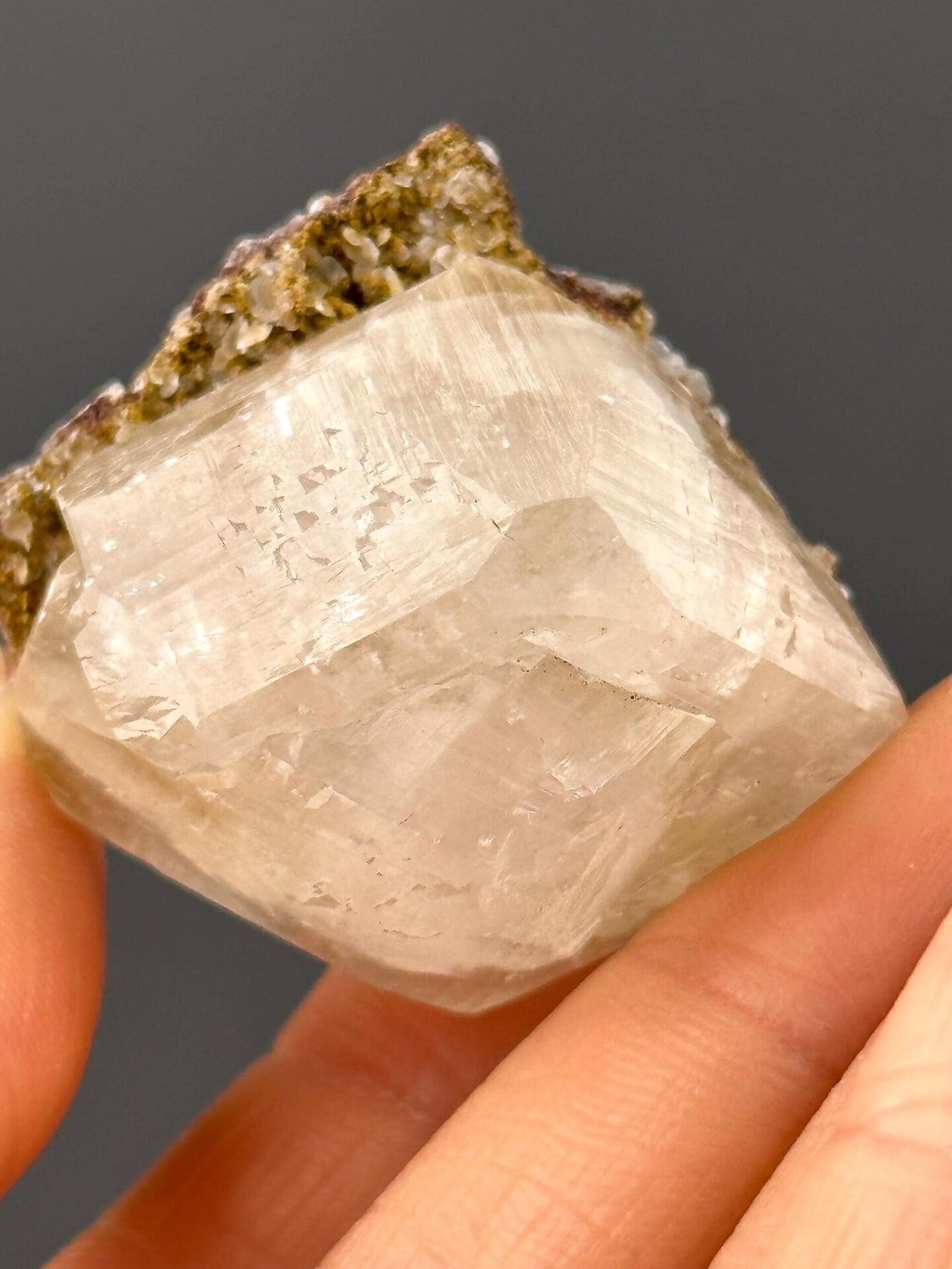 Bright yellow calcite crystal cluster from Fujian Province, China