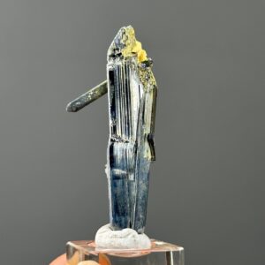 Stibnite Crystal - Columnar Metallic Elegance - Hunan, China - Collector's Gem