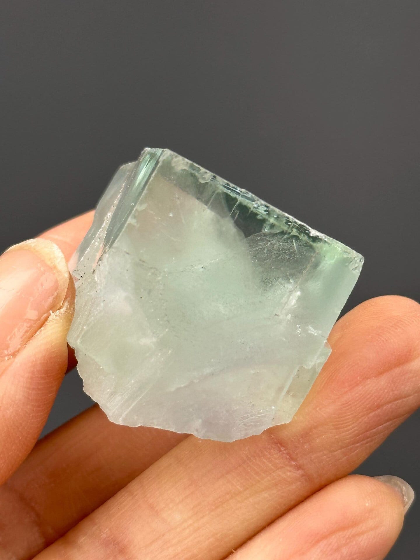 Gemmy green fluorite cluster from Yaogangxian Mine, Hunan