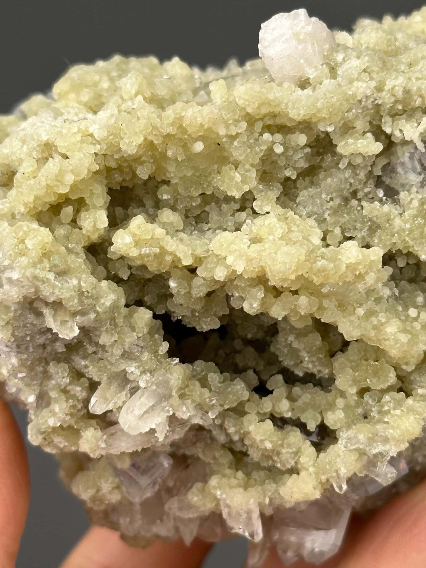 Green fluorite on dolomite-quartz matrix, Yaogangxian, Hunan