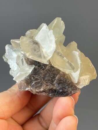 Calcite Crystal - Flower-Like Form - Rare Fluorescent Beauty - Hunan Origin - Collector's Gem