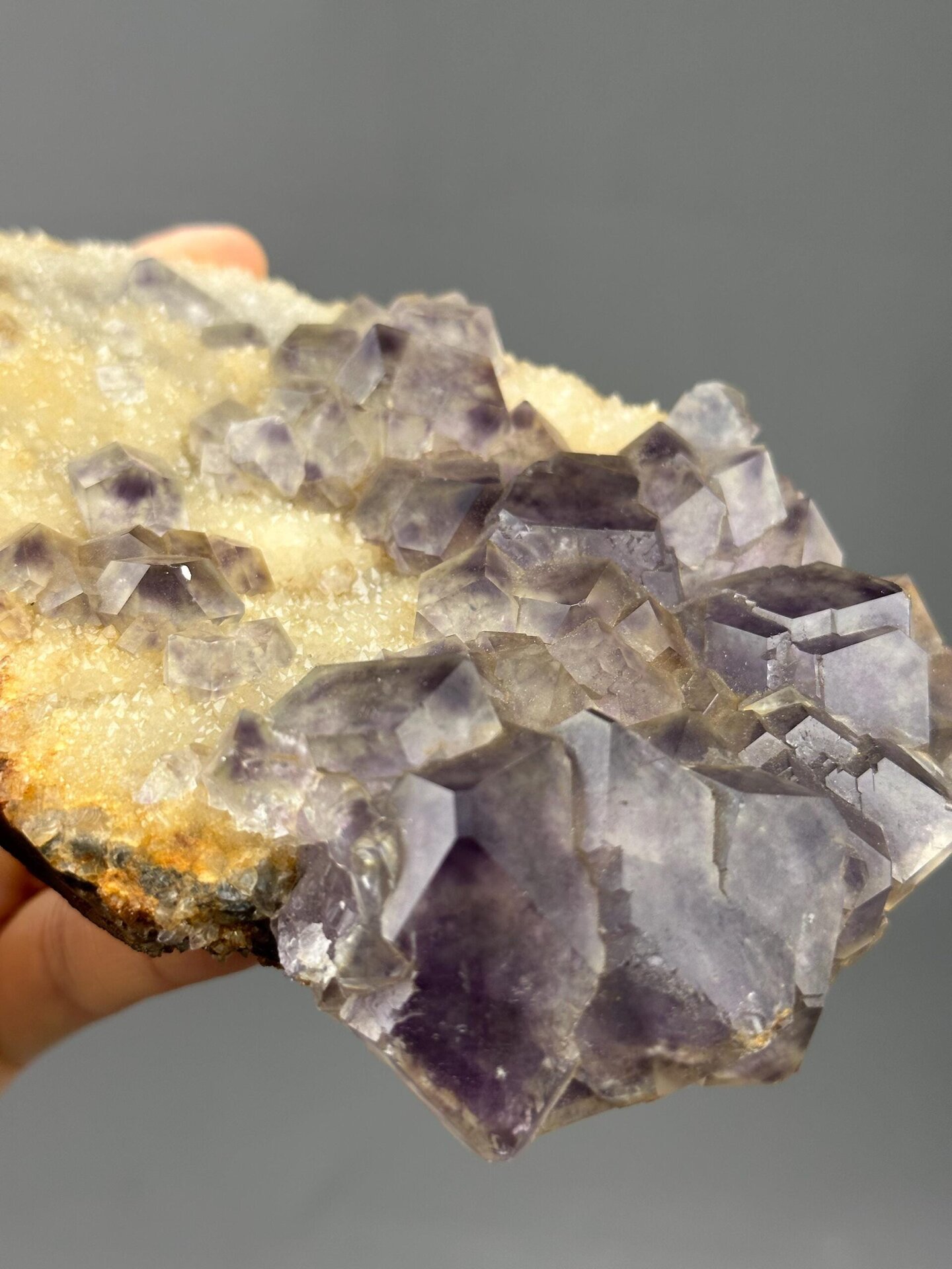 Large purple fluorite slab Fujian ruler scale reference