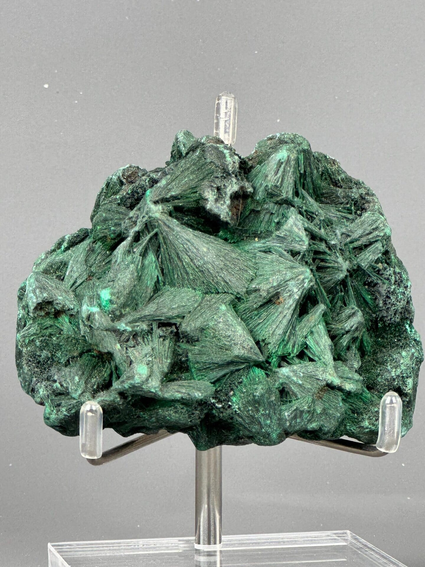 Malachite needle cluster from Yangchun Guangdong China