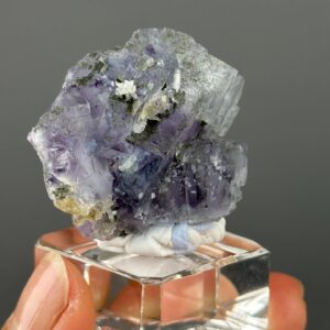 Fluorite Crystal Specimen - Phantom Form - Purple and Green Hues - Hunan Origin - Collectible Gemstone