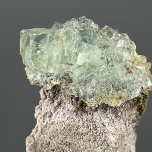 Green Fluorite Crystal - Unique Mushroom Form - Xianghualing, Hunan - Perfect for Collectors