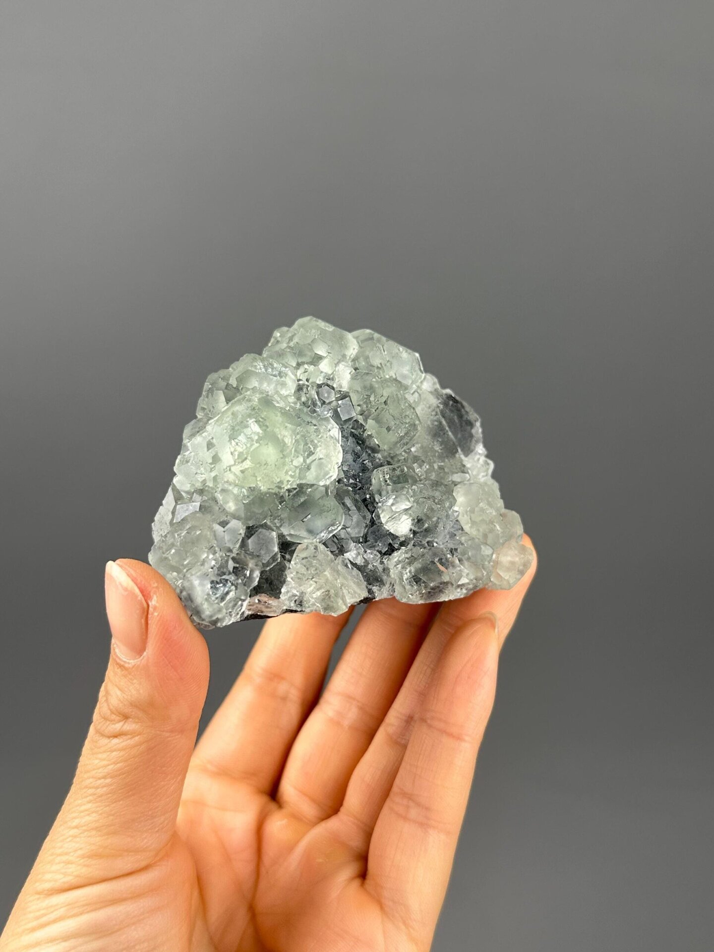 Rare botryoidal habit of green fluorite
