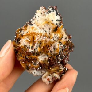 Vanadinite Crystal Cluster - Striking Specimen - Moroccan Origins - Perfect for Collectors