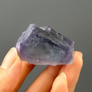 Purple Phantom Fluorite Crystal - Twinned Specimen - YGX Origin - Collector's Mineral