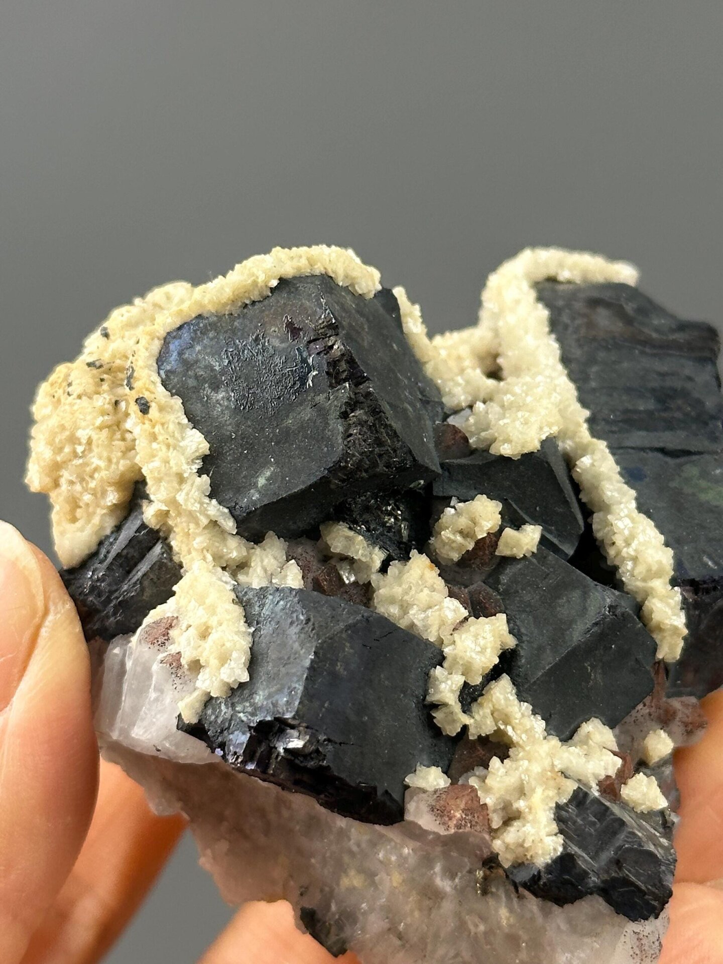 Black Calcite specimen, Hunan, China