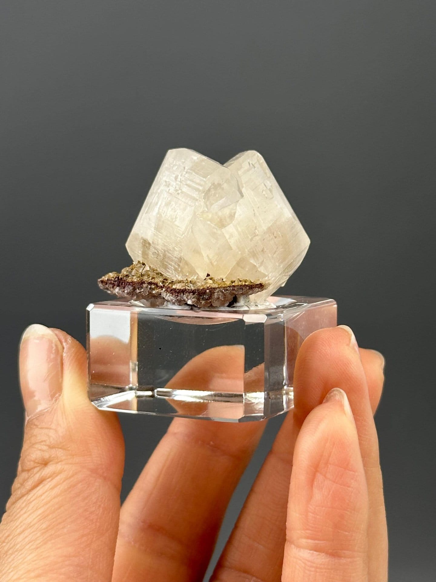 Top view of calcite crystal arrangement, Fujian Province
