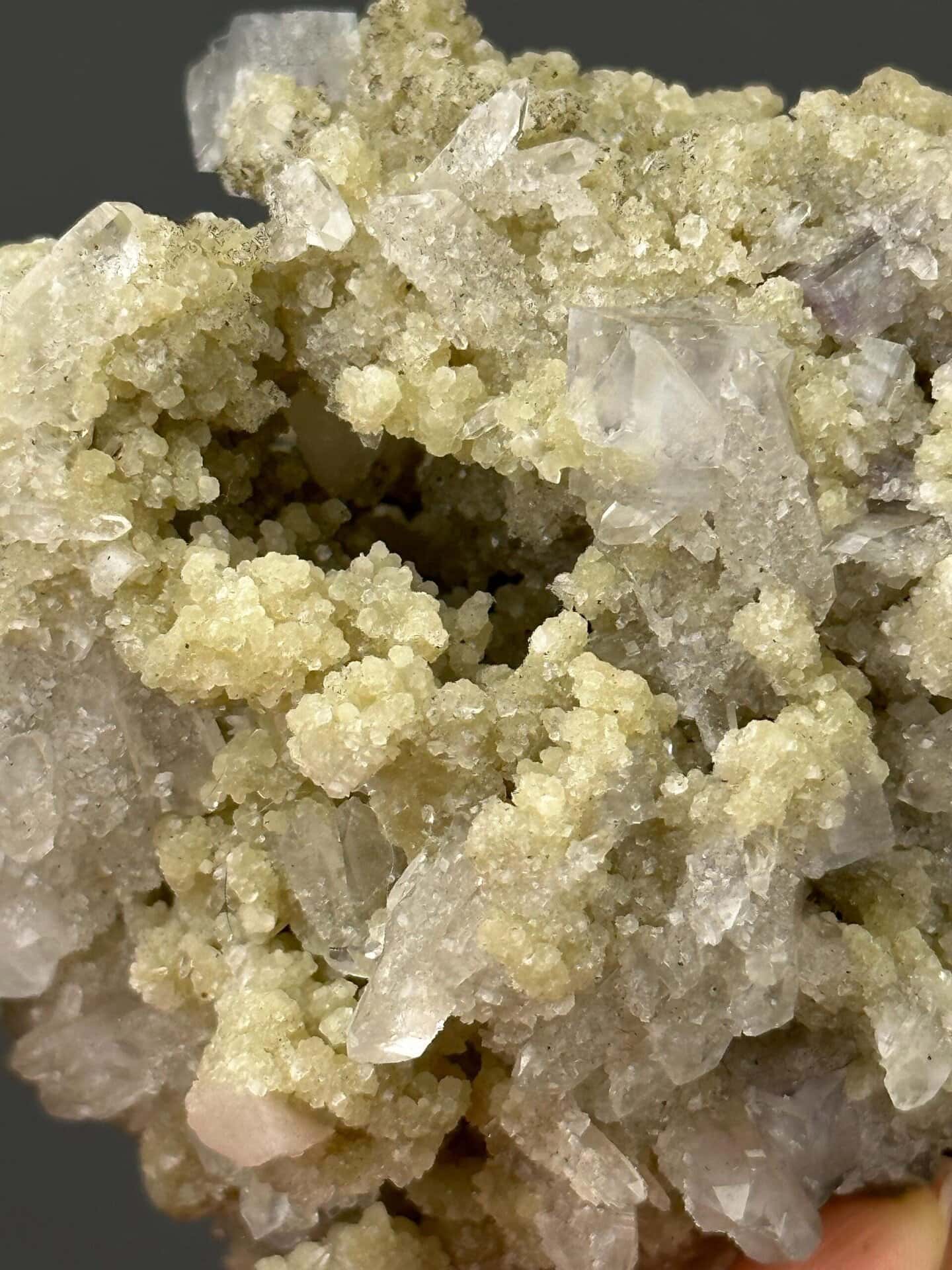 Top view of fluorite association, Yaogangxian Mine Hunan