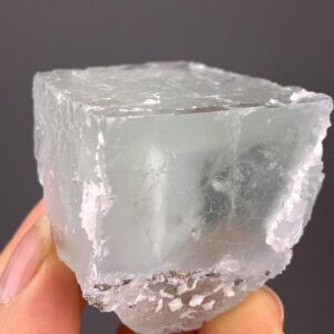 Fluorite Crystal Specimen - Blue with Calcite Inclusions - Yaogangxian Origin - UV Reactive Gem