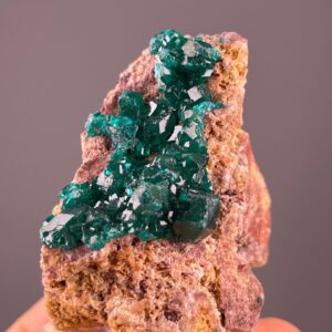 Dioptase Crystal Cluster - Vibrant Green - Congo - Perfect for Collectors