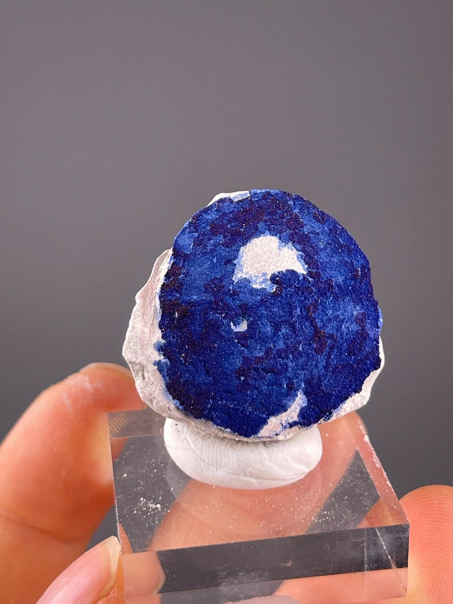Malbunka Mine azurite sun measuring 1.1×1.1×0.5 inches