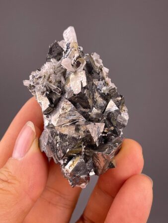 Arsenopyrite Quartz Cluster - Raw Mineral Specimen - Inner Mongolia - Perfect for Geology Displays