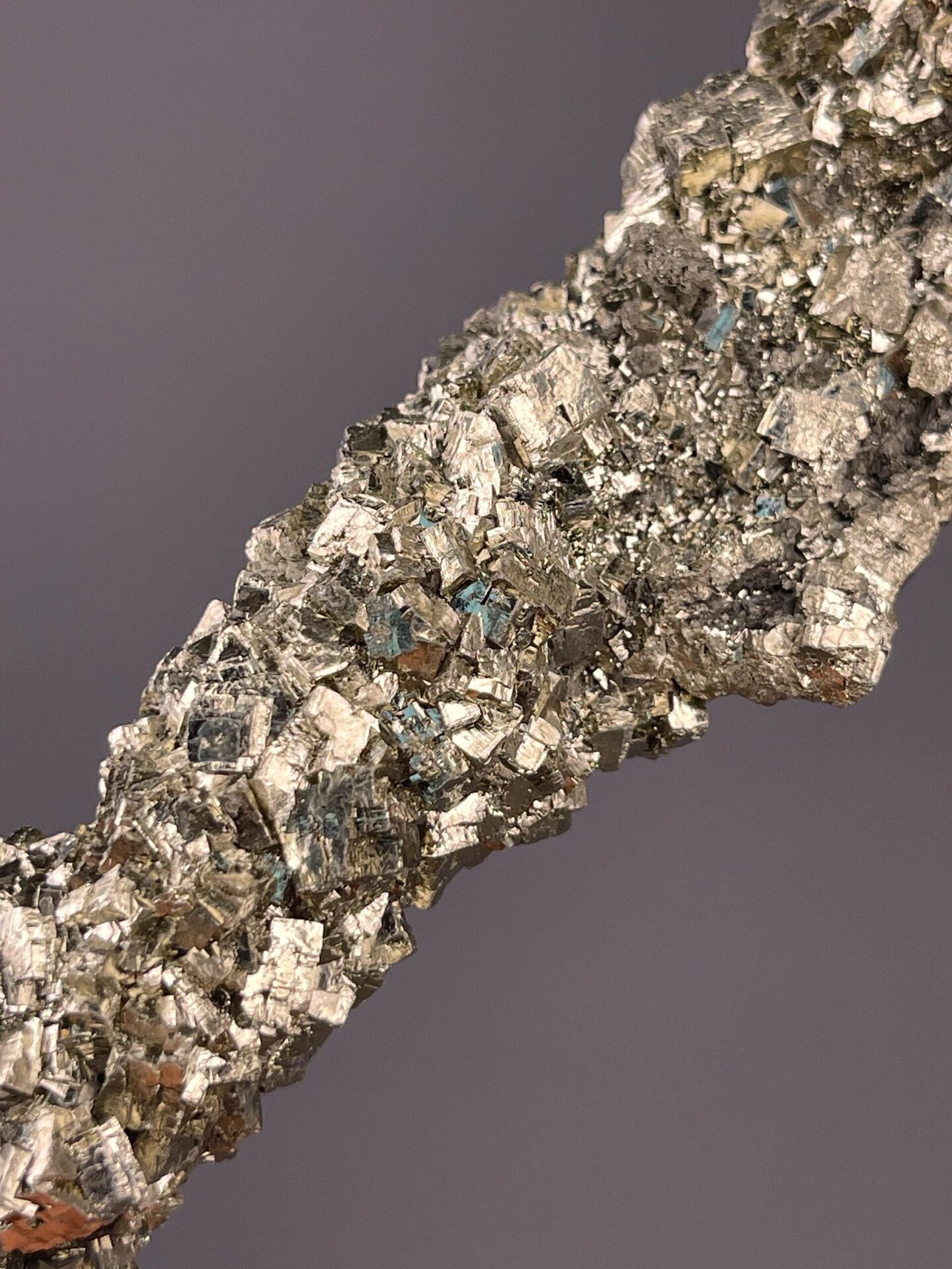 Navajún Spain pyrite crystal with perfect cubic faces