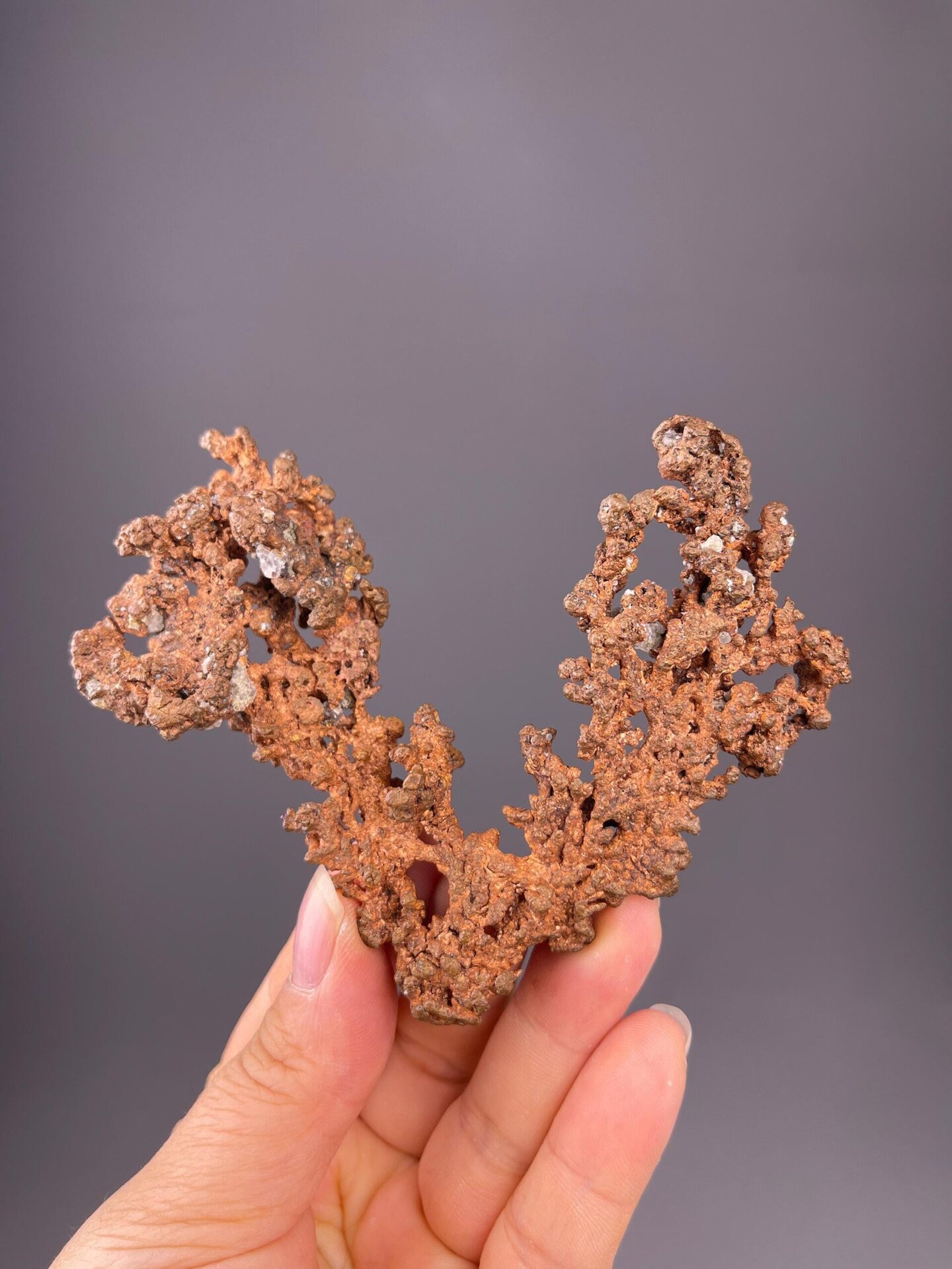Collector native copper specimen from Jiangxi Province, China