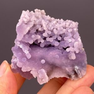 Grape Agate Cluster - Botryoidal Form - Rare Purple - Indonesian Origin - Collector's Item
