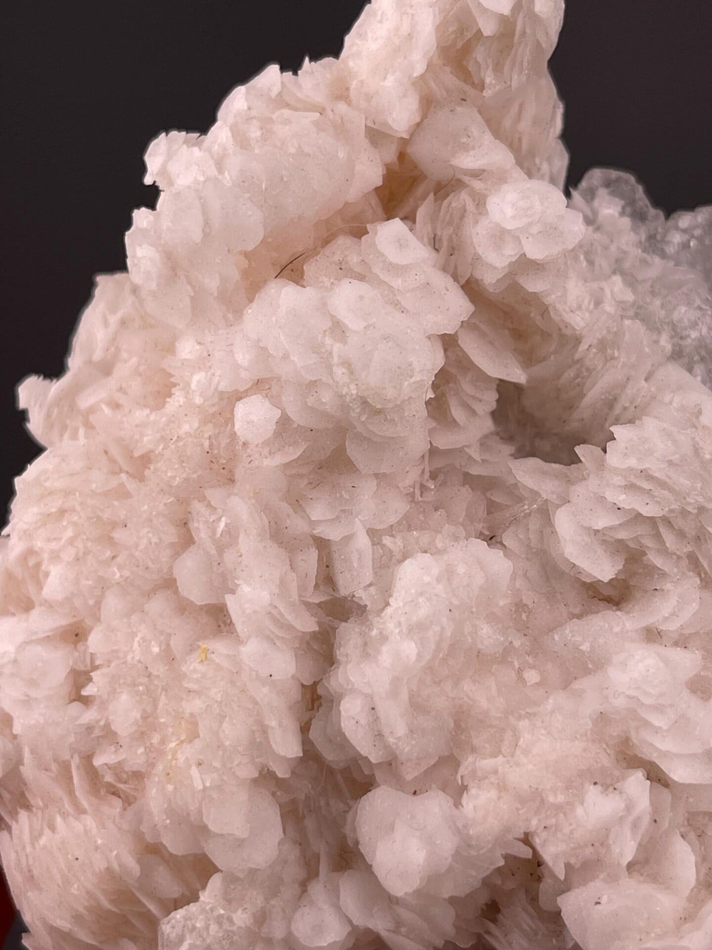 Detail of calcite flower crystal structure