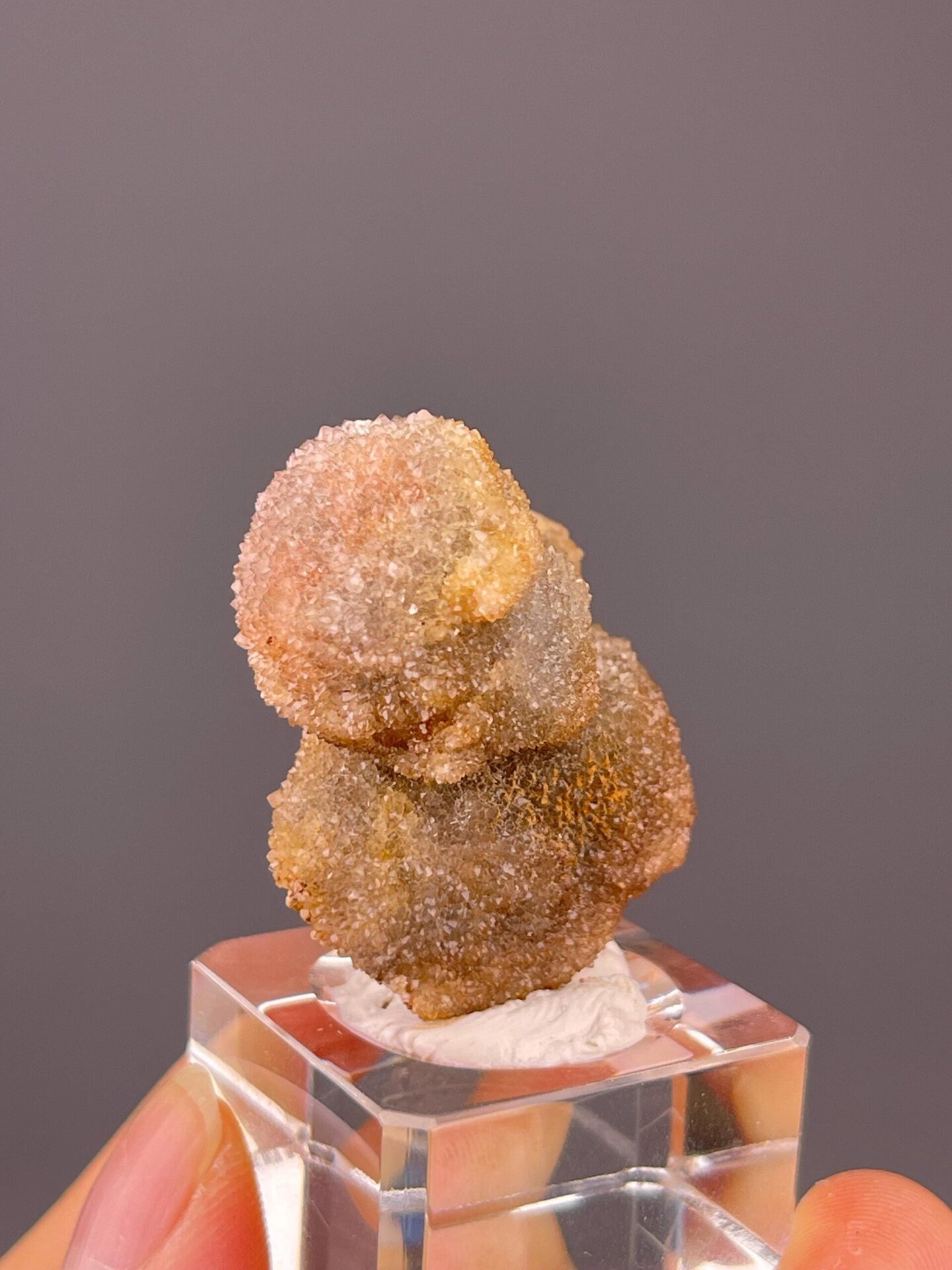 CaSO₄·2H₂O monoclinic gypsum, Mohs 2, botryoidal, Guizhou, 0.7 oz