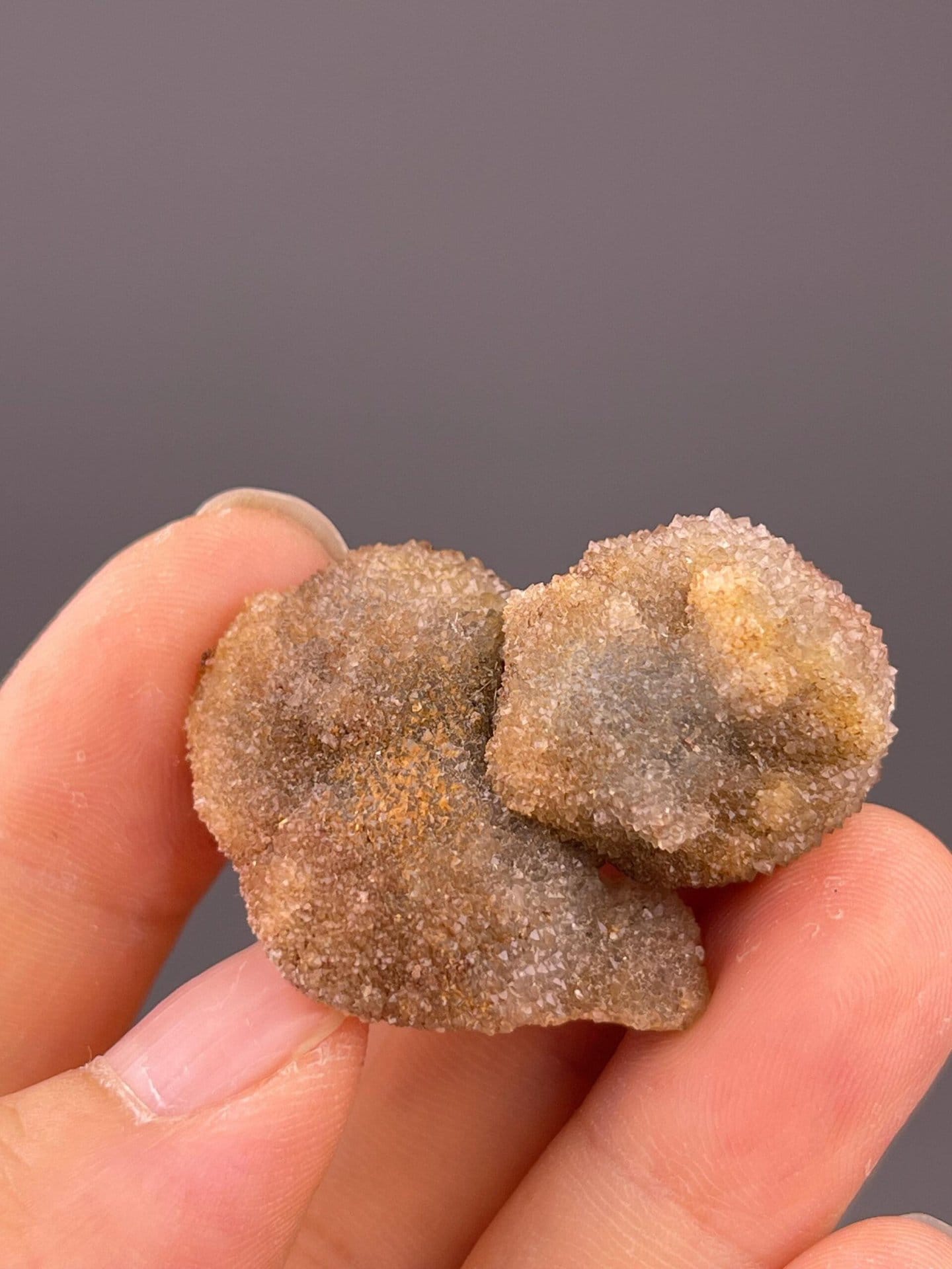 Back view of Guizhou gypsum flower specimen