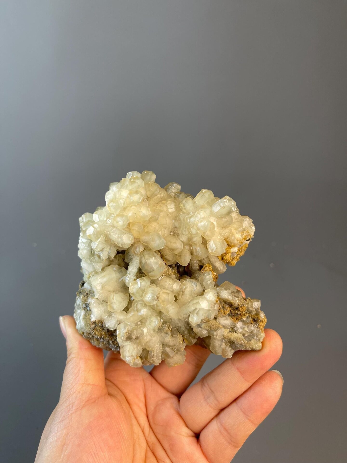 Calcite column flaring to flower-like apex, Hunan
