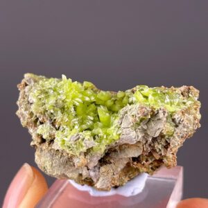 Pyromorphite Crystal Cluster - Radiant Lime-Green Hue - Guangxi Origin - Rare Collector's Gem