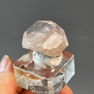 Pink Calcite Crystal - Radiant Fluorescence - Hubei Origin - Ideal for Collectors