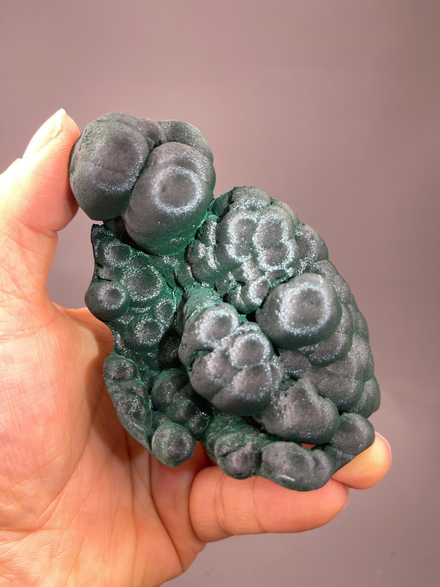 Large botryoidal malachite cluster from Yangchun, China