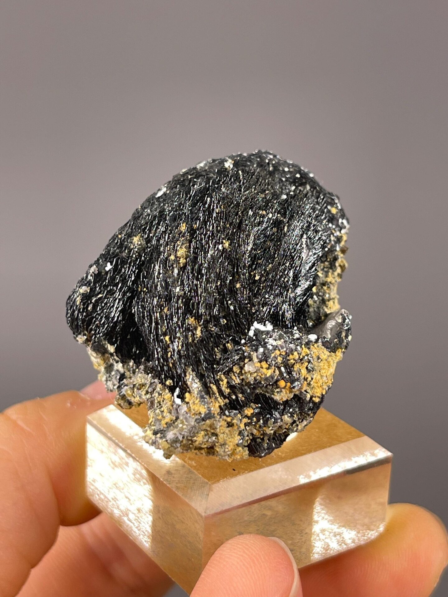 Hematite Fe2O3 trigonal specular variety, Bayan Obo