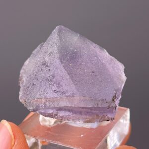 Fluorite Octahedron - Dissolving Edges - Fujian Mine - Unique Crystal Display