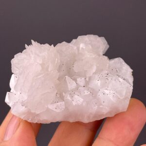 Glistening White Quartz Crystal Cluster - Pyrite Accents - Yao Gang Xian Origin - Exquisite Mineral Display