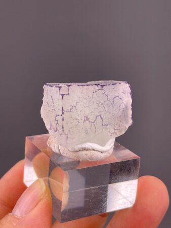 Fluorite Crystal Cluster - Vibrant Purple Accents - Guizhou Origin - Perfect for Collectors