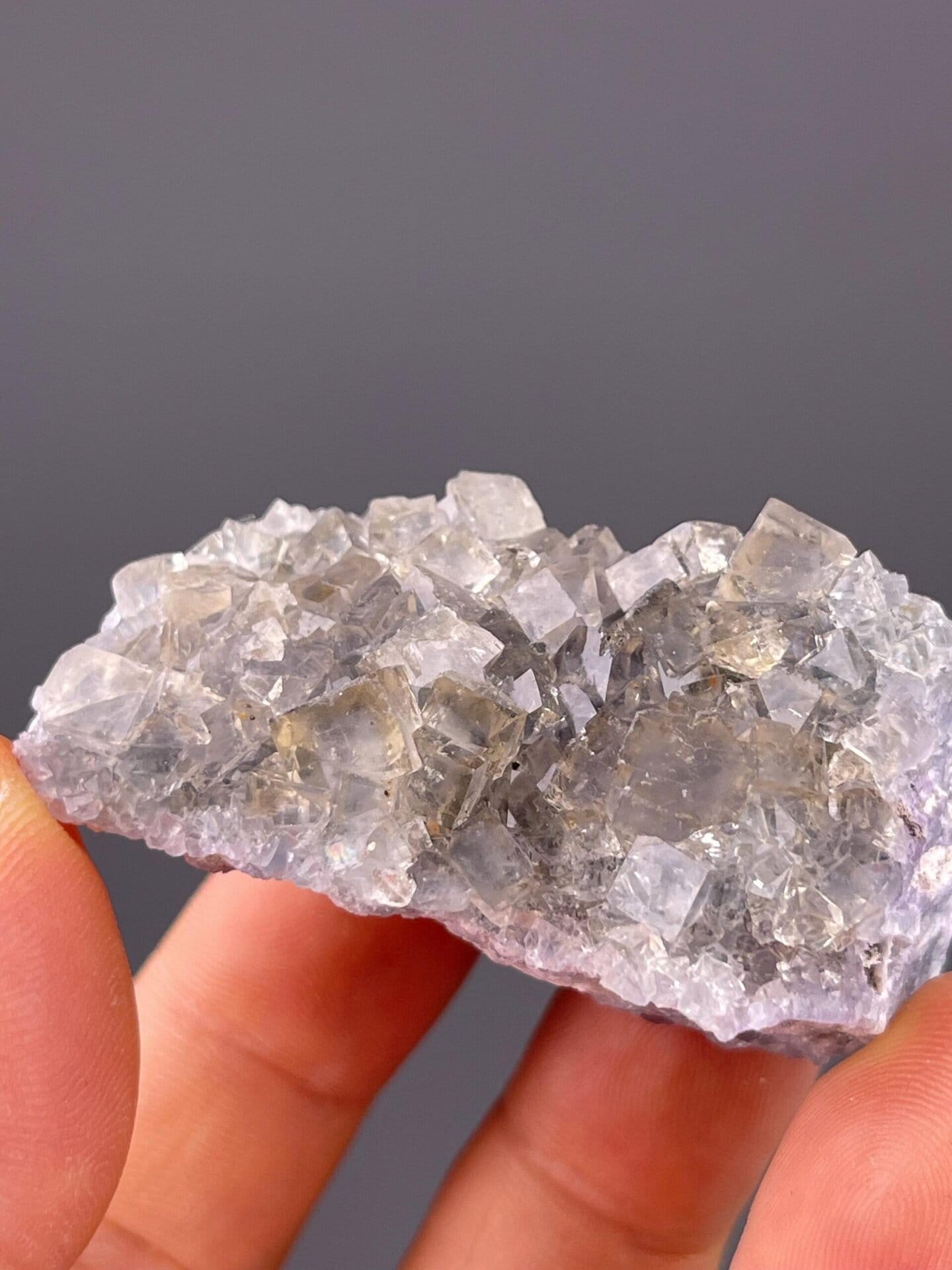 Full view of yellow fluorite Beijing specimen