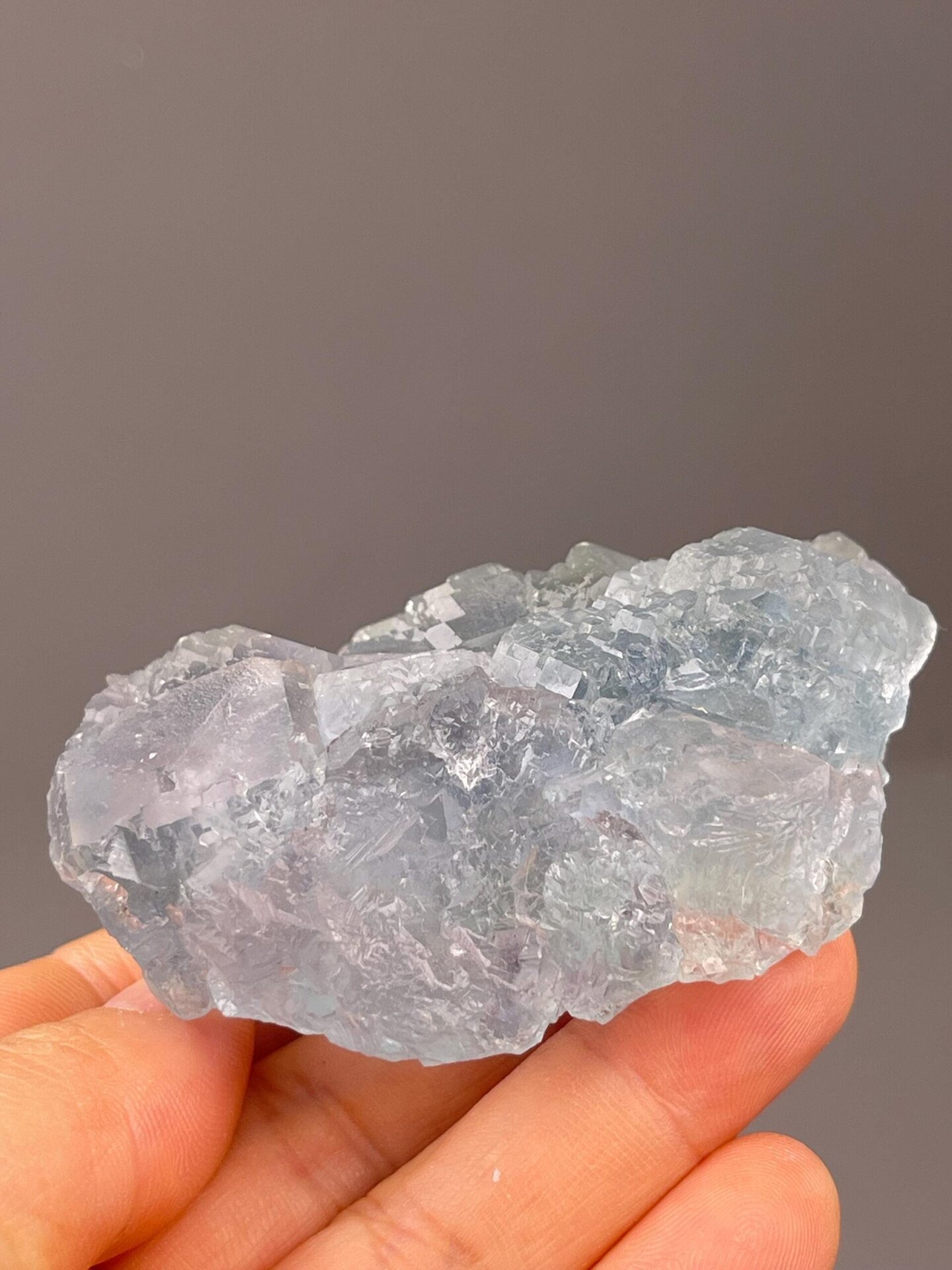Blue-green fluorite Hunan daylight scale reference