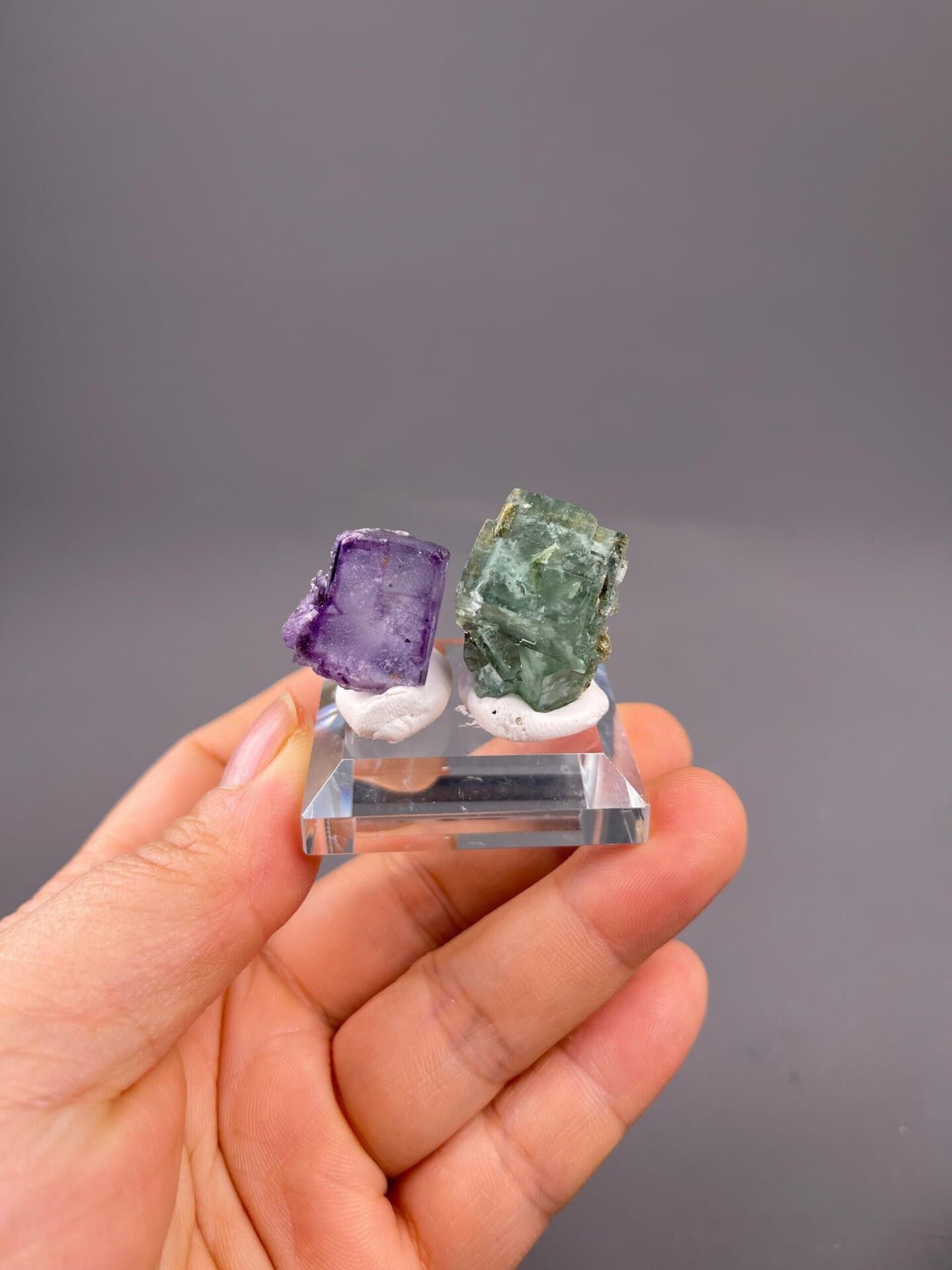 Green fluorite with inclusions Yaogangxian close-up