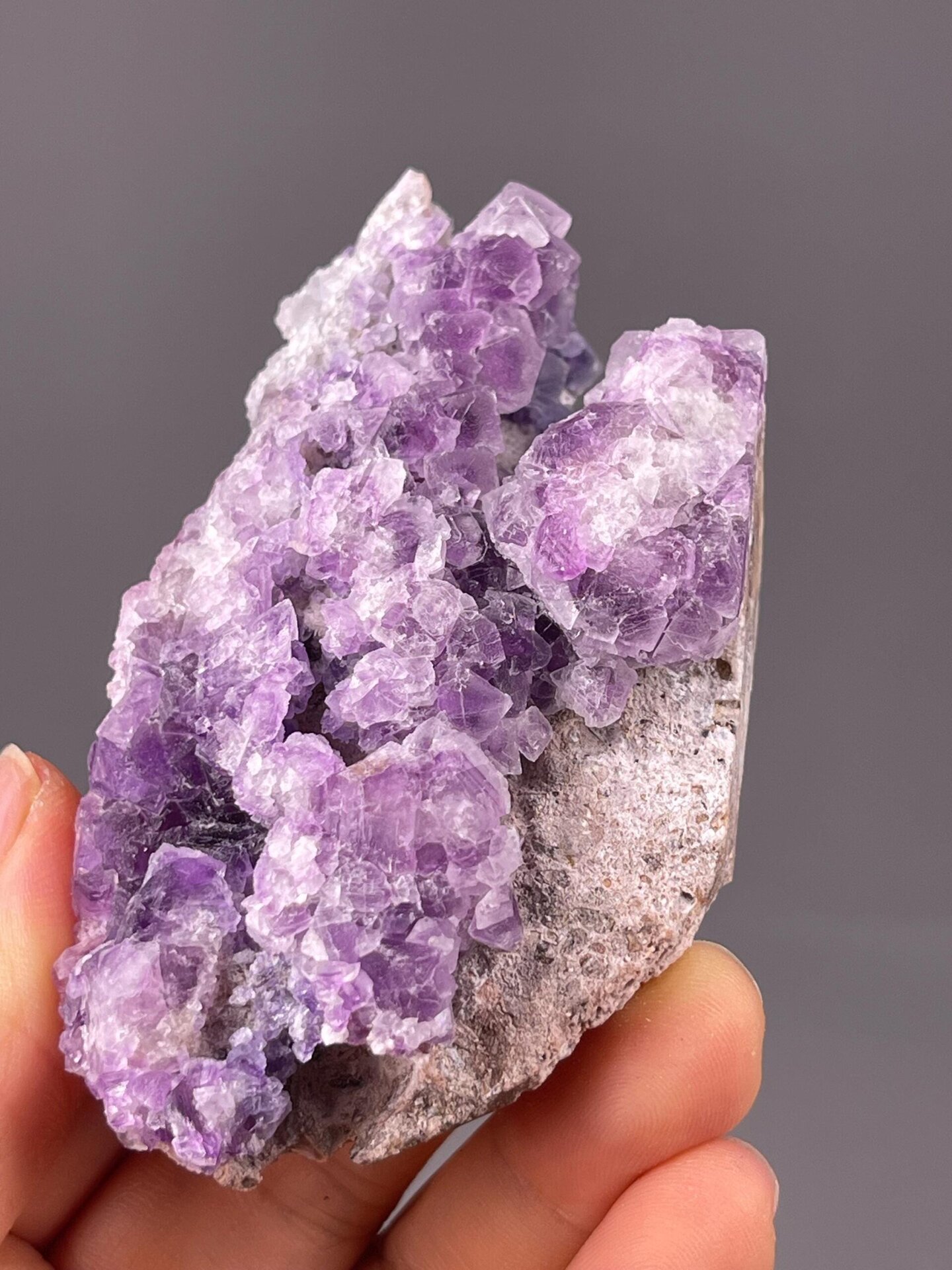 Fluorite cluster base and matrix Hunan