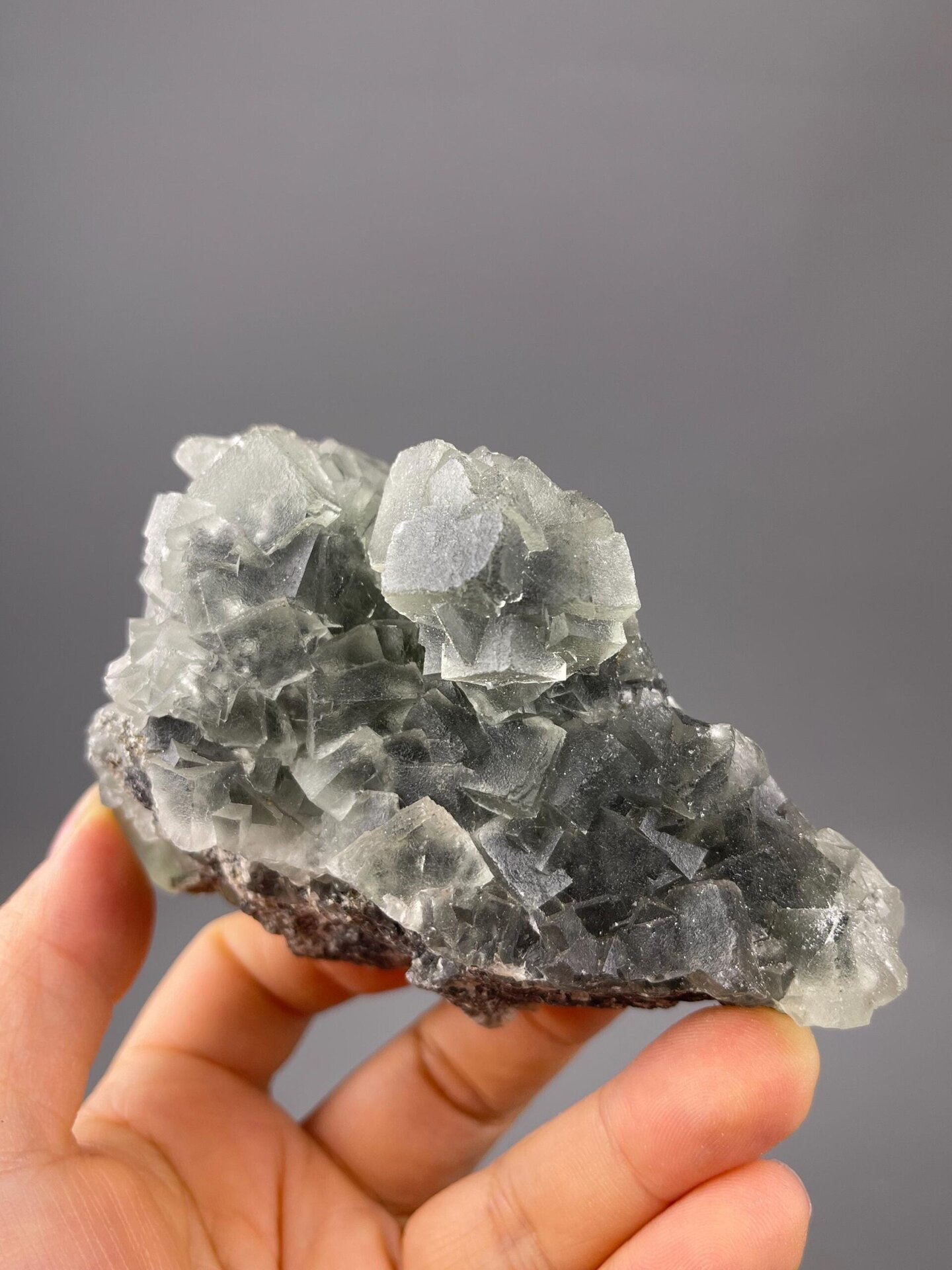 Fluorite cluster base and matrix Fujian Province