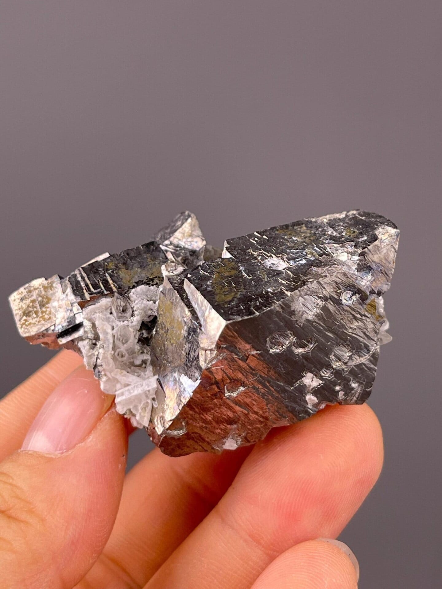 Bournonite matrix base and host rock