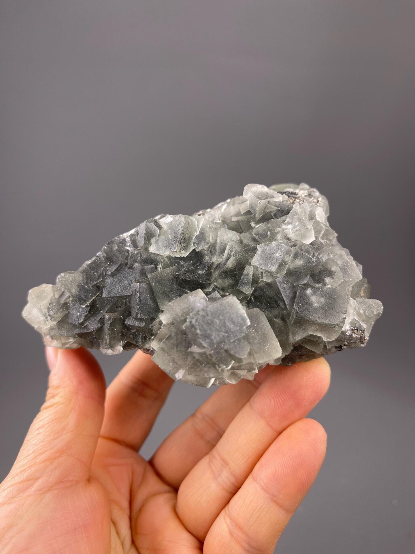 Green fluorite Fujian Province scale reference