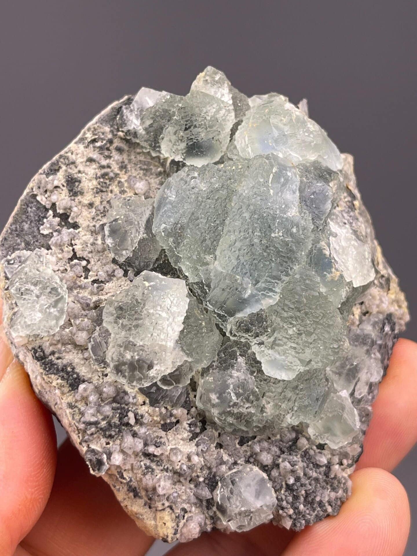Fujian fluorite natural mint-green color