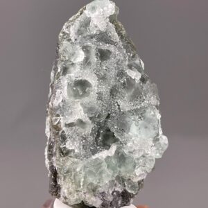 Raw Green Fluorite Cluster - Sugar-Coated Finish - Fujian, China - Perfect for Mineral Collections