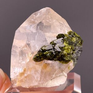 Garden Quartz Crystal - Terminated Specimen - Green Inclusion - Sichuan China - Raw Mineral