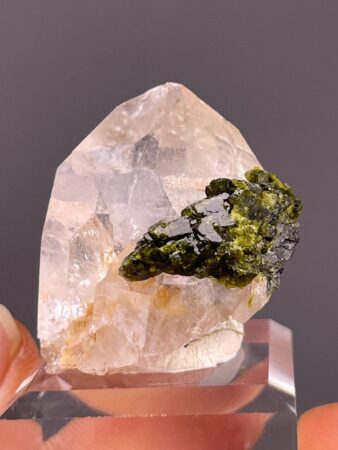 Garden Quartz Crystal - Terminated Specimen - Green Inclusion - Sichuan China - Raw Mineral